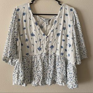 Arizona white floral top